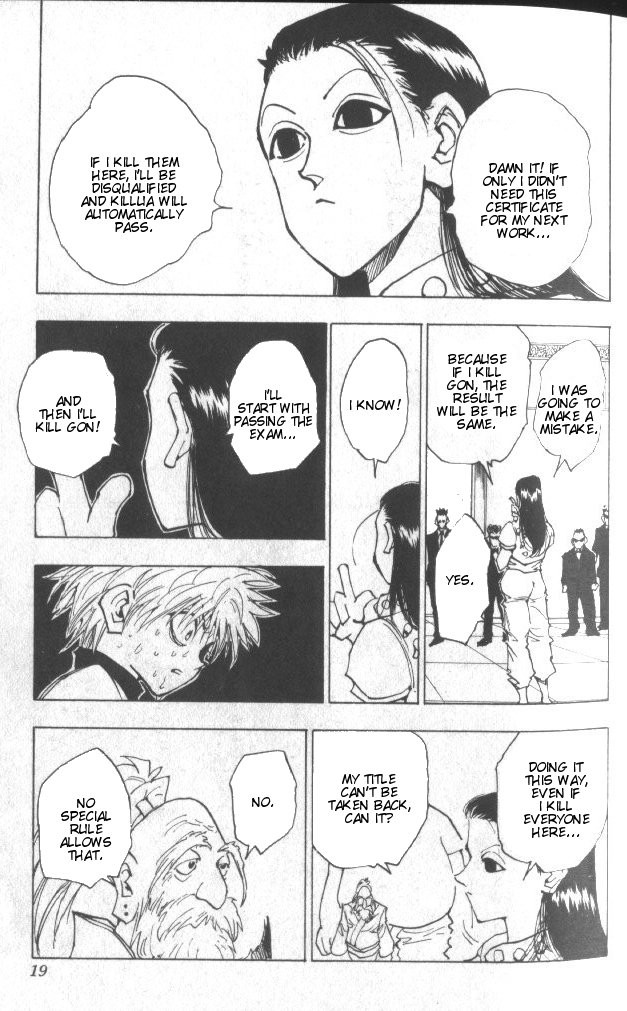 Hunter x Hunter Manga Chapter 36 page 15 - Light and Darkness: Part 2