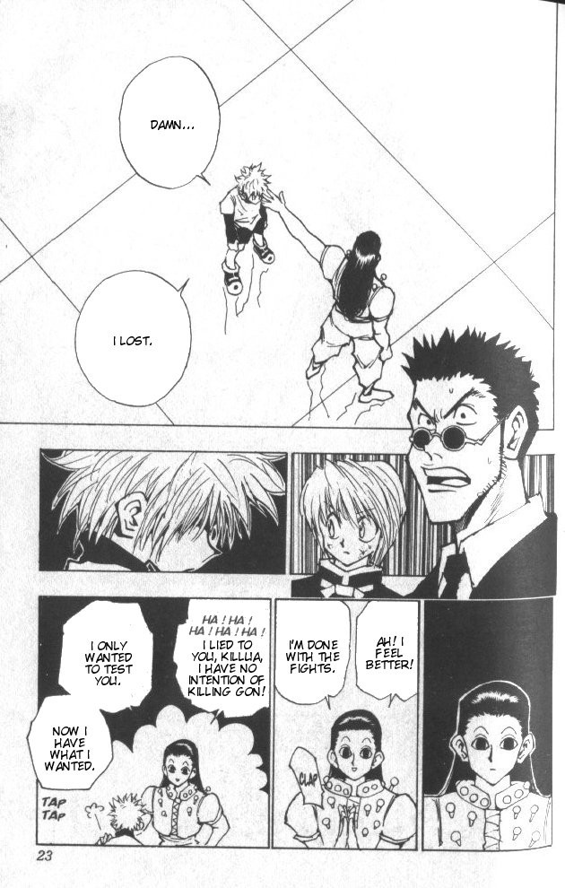Hunter x Hunter Manga Chapter 36 page 19 - Light and Darkness: Part 2