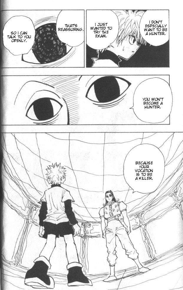 Hunter x Hunter Manga Chapter 36 page 6 - Light and Darkness: Part 2
