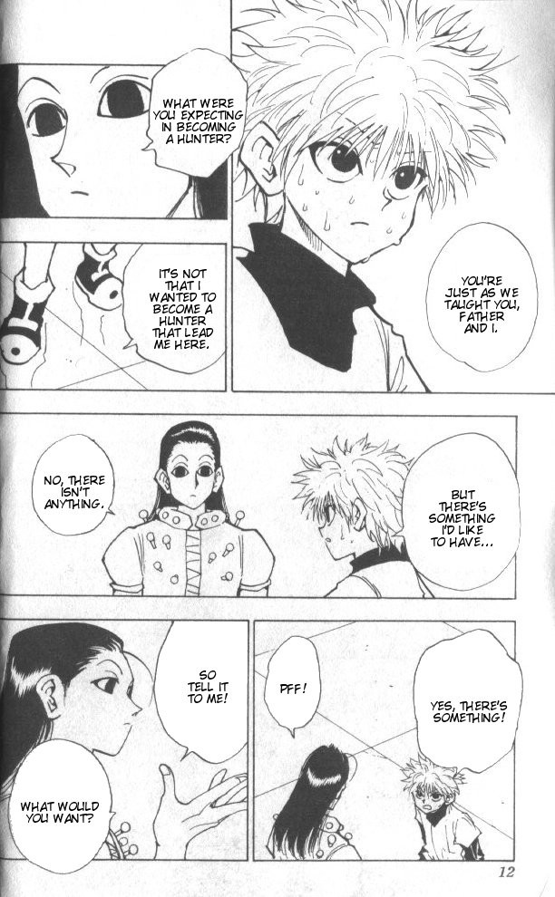 Hunter x Hunter Manga Chapter 36 page 8 - Light and Darkness: Part 2