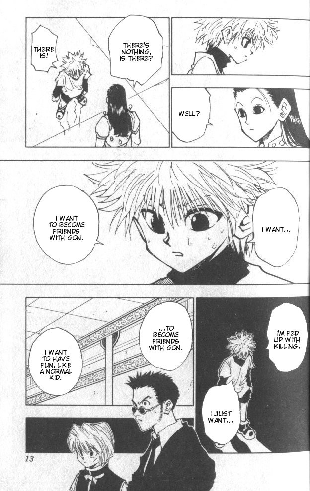 Hunter x Hunter Manga Chapter 36 page 9 - Light and Darkness: Part 2