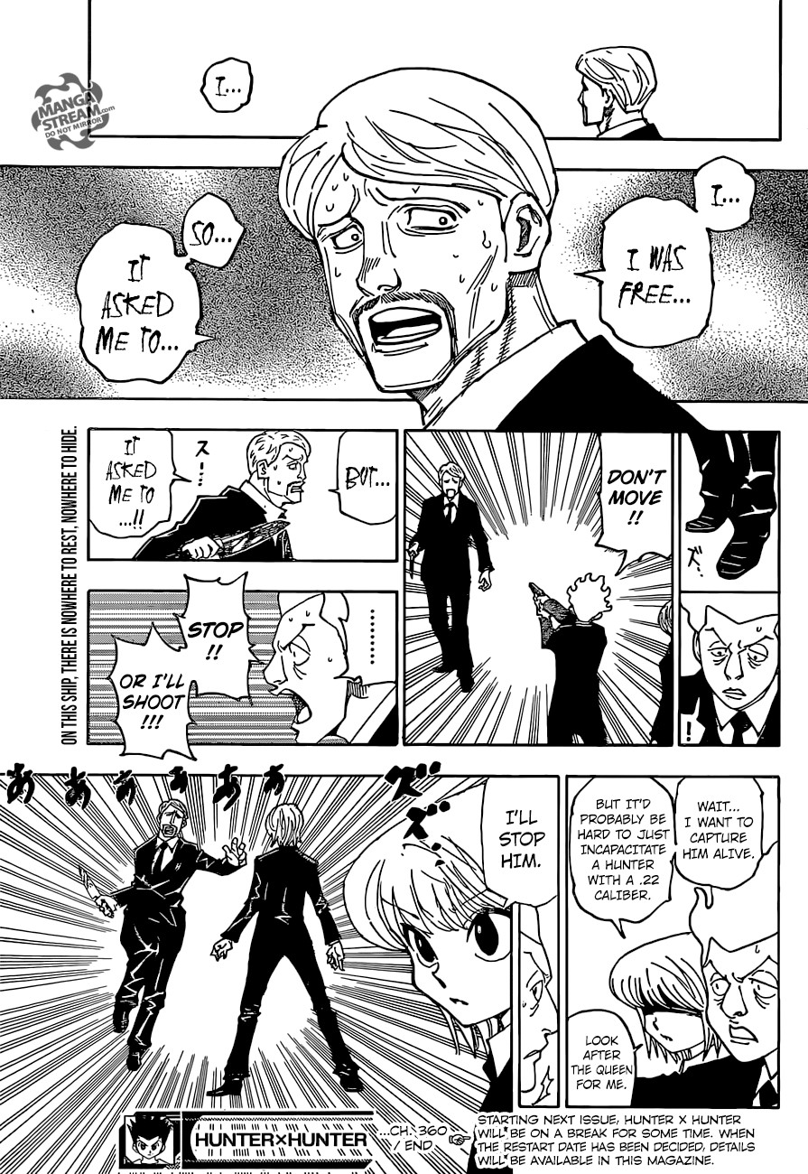 Hunter x Hunter Manga Chapter 360 page 18 - Parasite