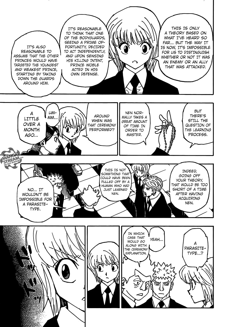 Hunter x Hunter Manga Chapter 360 page 7 - Parasite