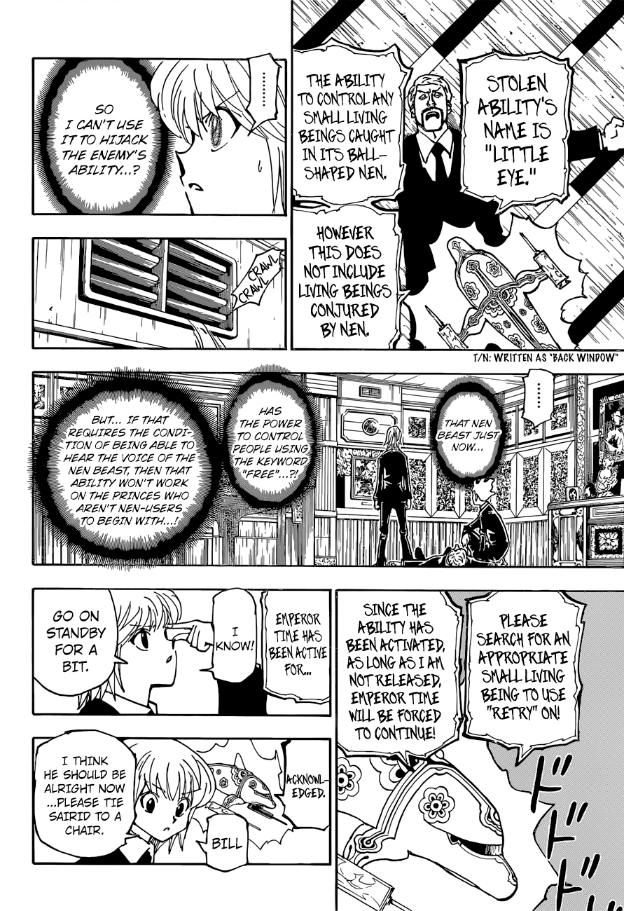 Hunter x Hunter Manga Chapter 361 page 13 - Withdraw