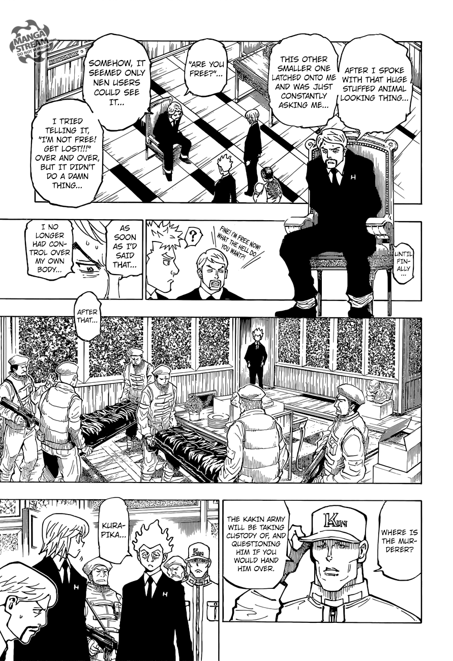 Hunter x Hunter Manga Chapter 361 page 14 - Withdraw