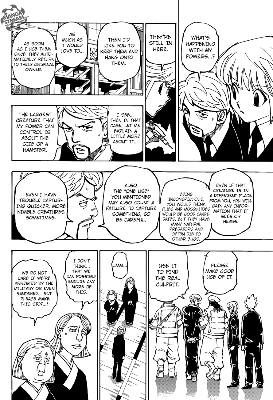 Hunter x Hunter Manga Chapter 361 page 15 - Withdraw