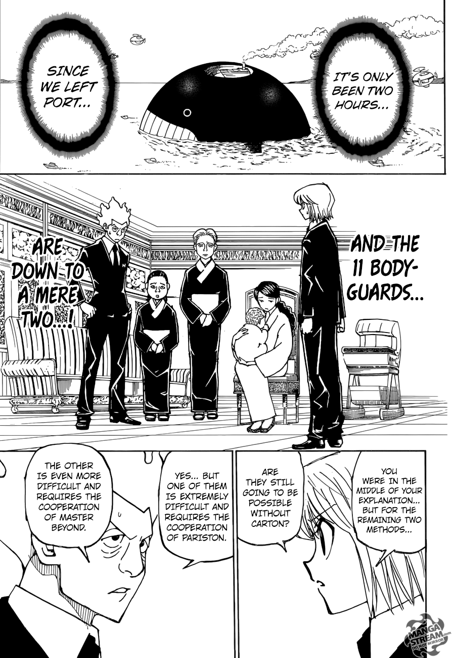 Hunter x Hunter Manga Chapter 361 page 16 - Withdraw