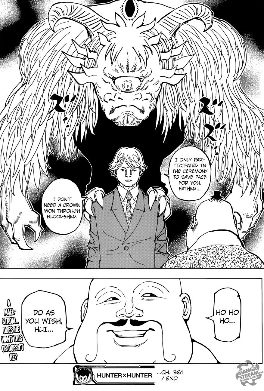 Hunter x Hunter Manga Chapter 361 page 20 - Withdraw