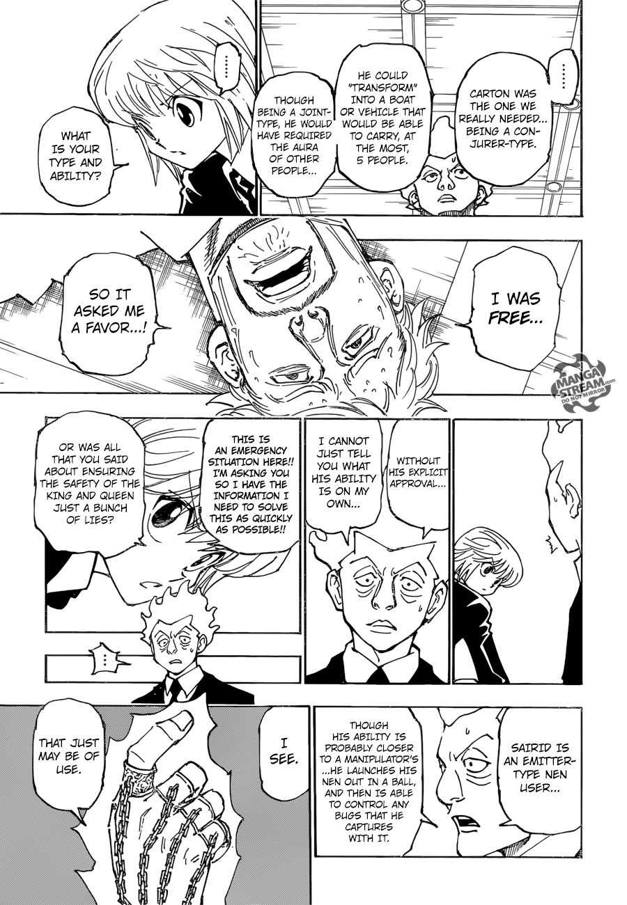 Hunter x Hunter Manga Chapter 361 page 4 - Withdraw