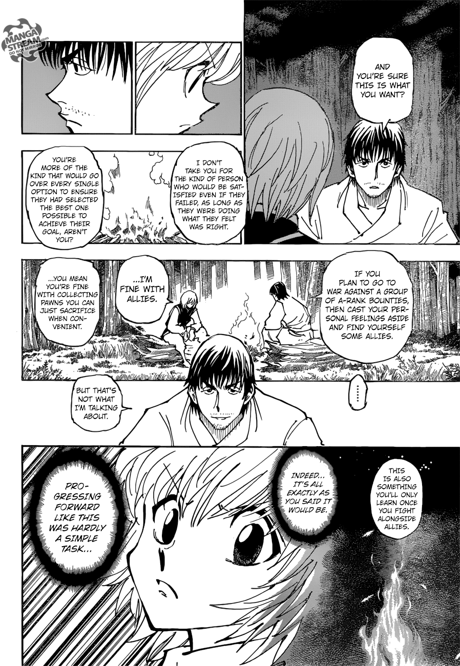 Hunter x Hunter Manga Chapter 361 page 7 - Withdraw