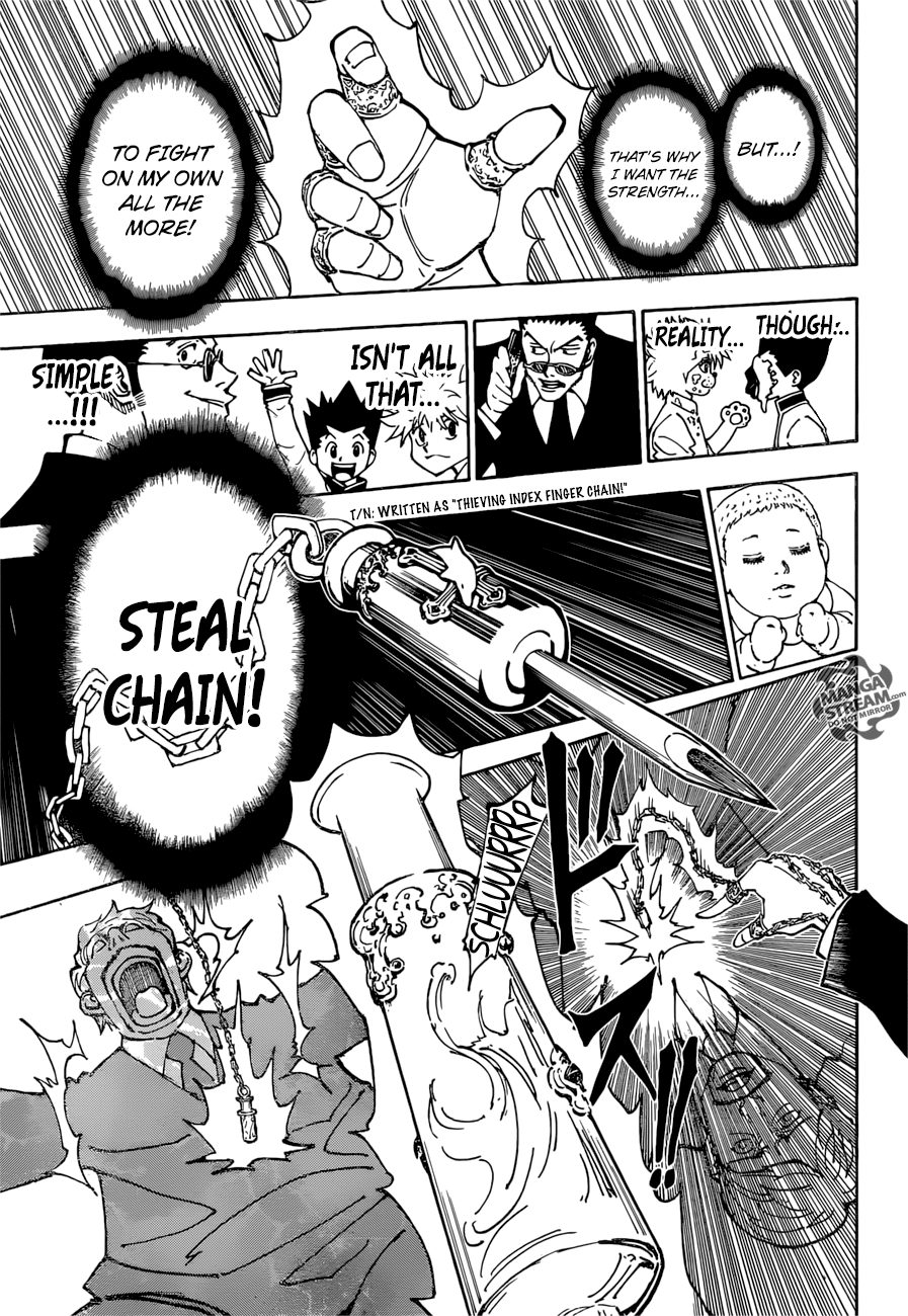 Hunter x Hunter Manga Chapter 361 page 8 - Withdraw