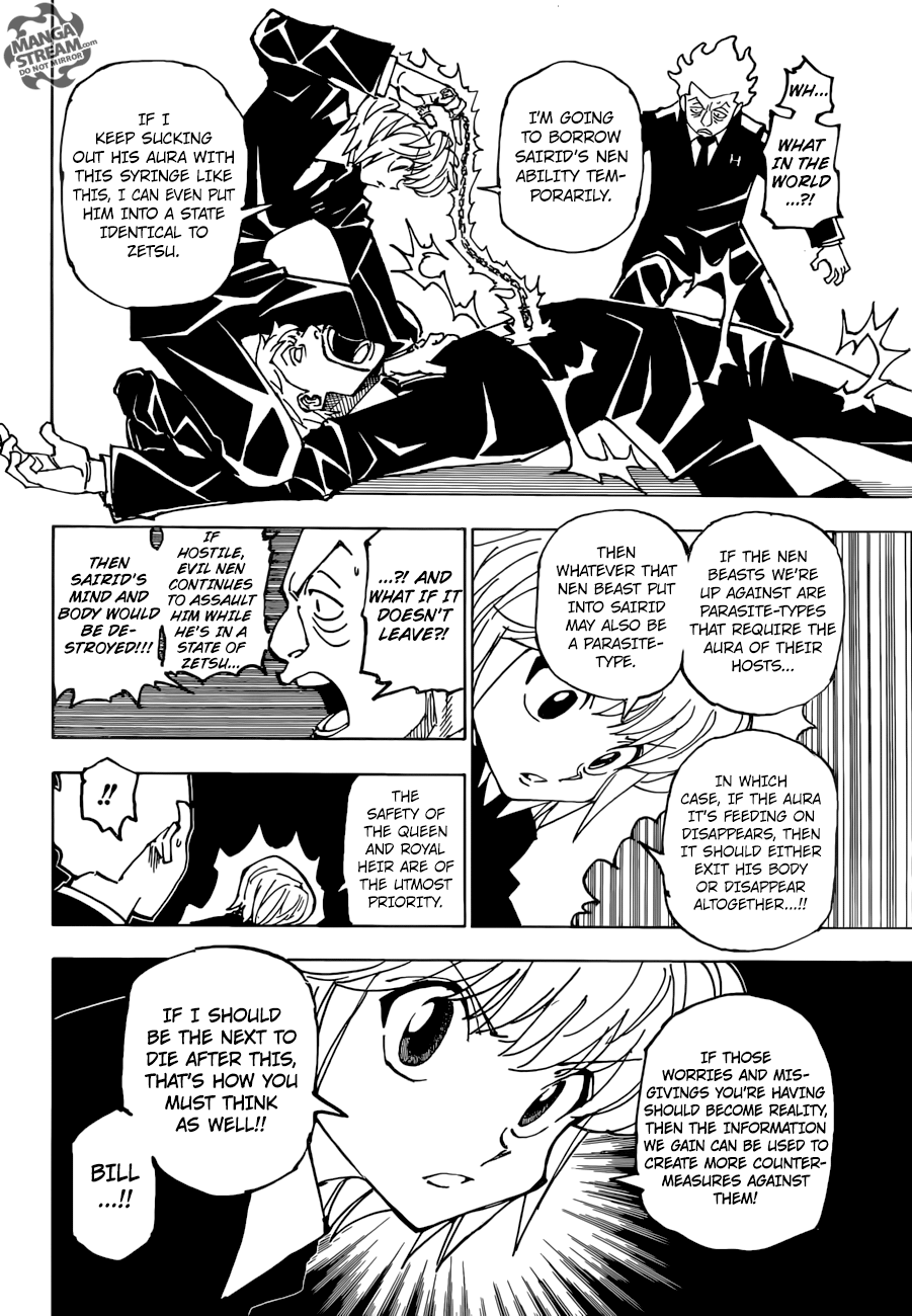 Hunter x Hunter Manga Chapter 361 page 9 - Withdraw