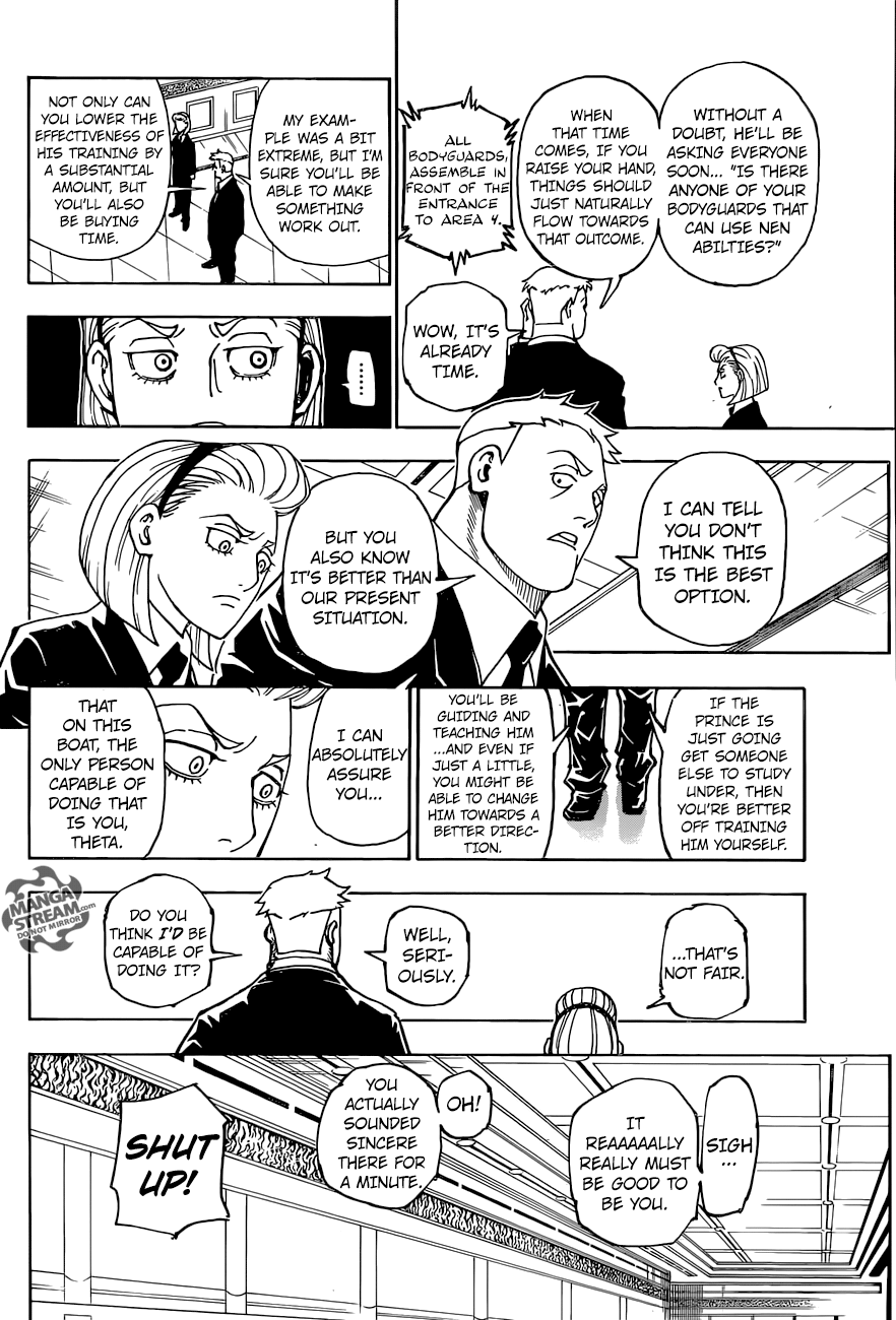 Hunter x Hunter Manga Chapter 362 page 10 - Resolve