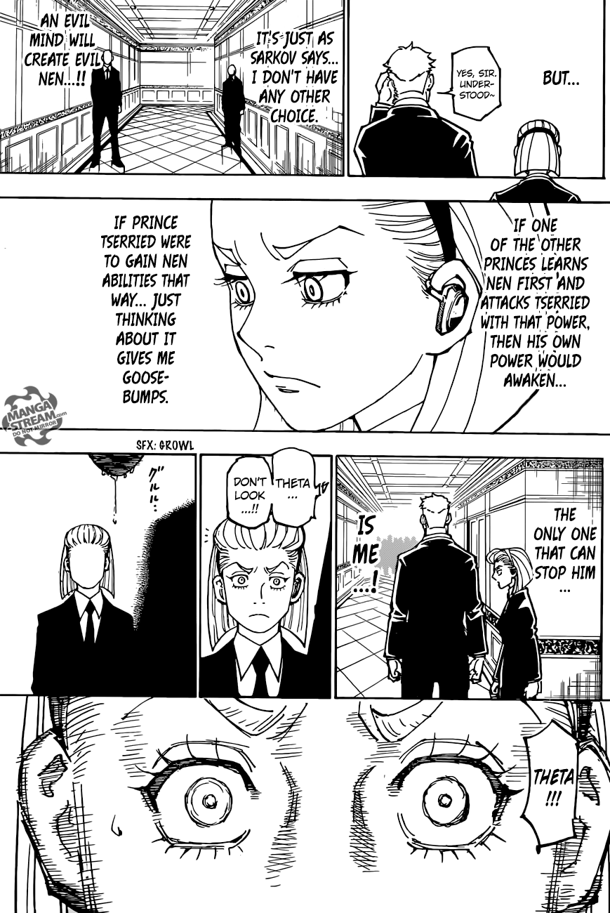 Hunter x Hunter Manga Chapter 362 page 11 - Resolve