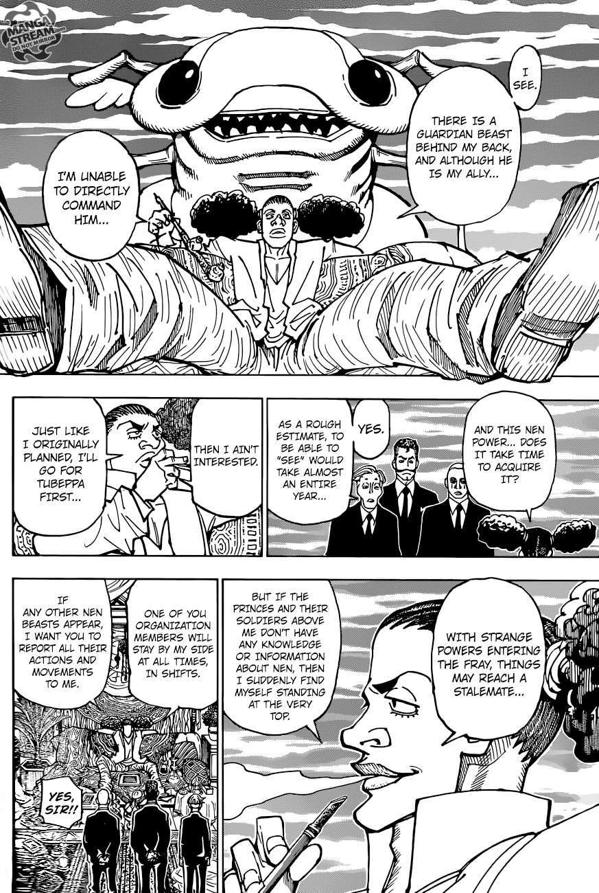 Hunter x Hunter Manga Chapter 362 page 12 - Resolve