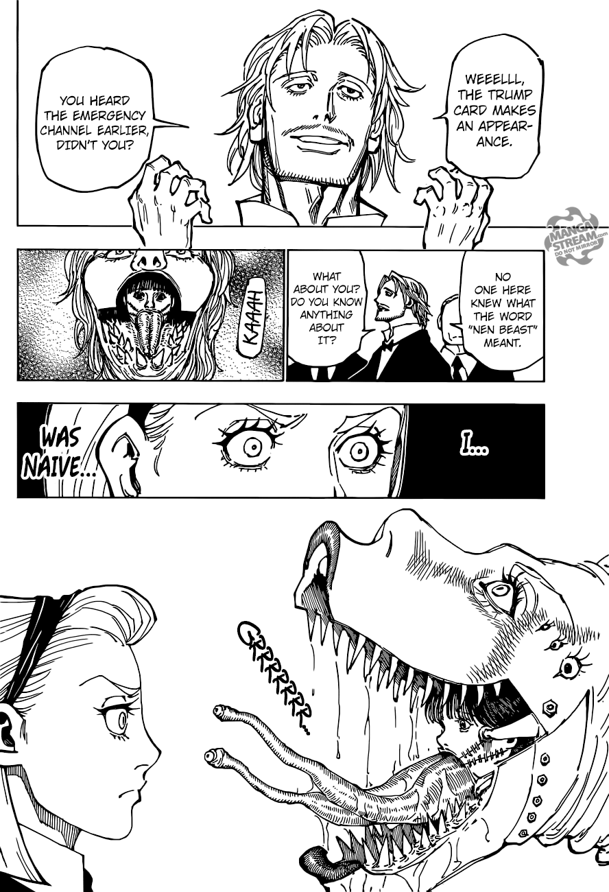 Hunter x Hunter Manga Chapter 362 page 18 - Resolve