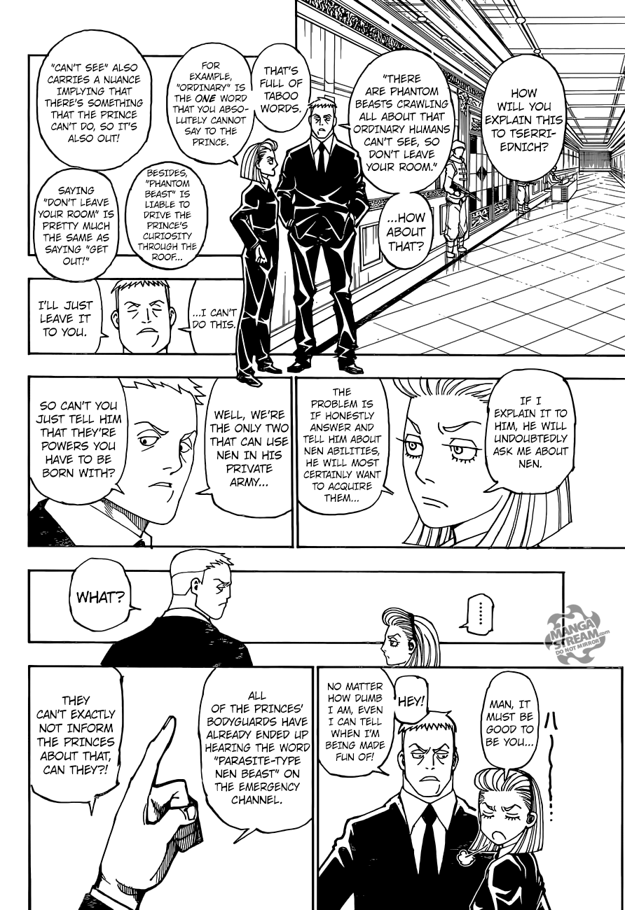 Hunter x Hunter Manga Chapter 362 page 8 - Resolve