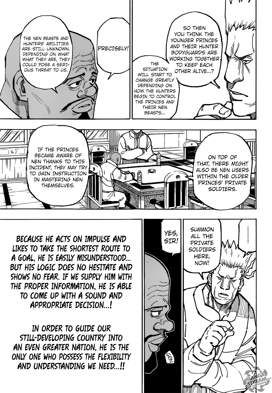 Hunter x Hunter Manga Chapter 363 page 12 - Nen Beast