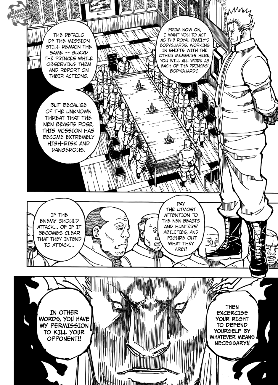 Hunter x Hunter Manga Chapter 363 page 13 - Nen Beast