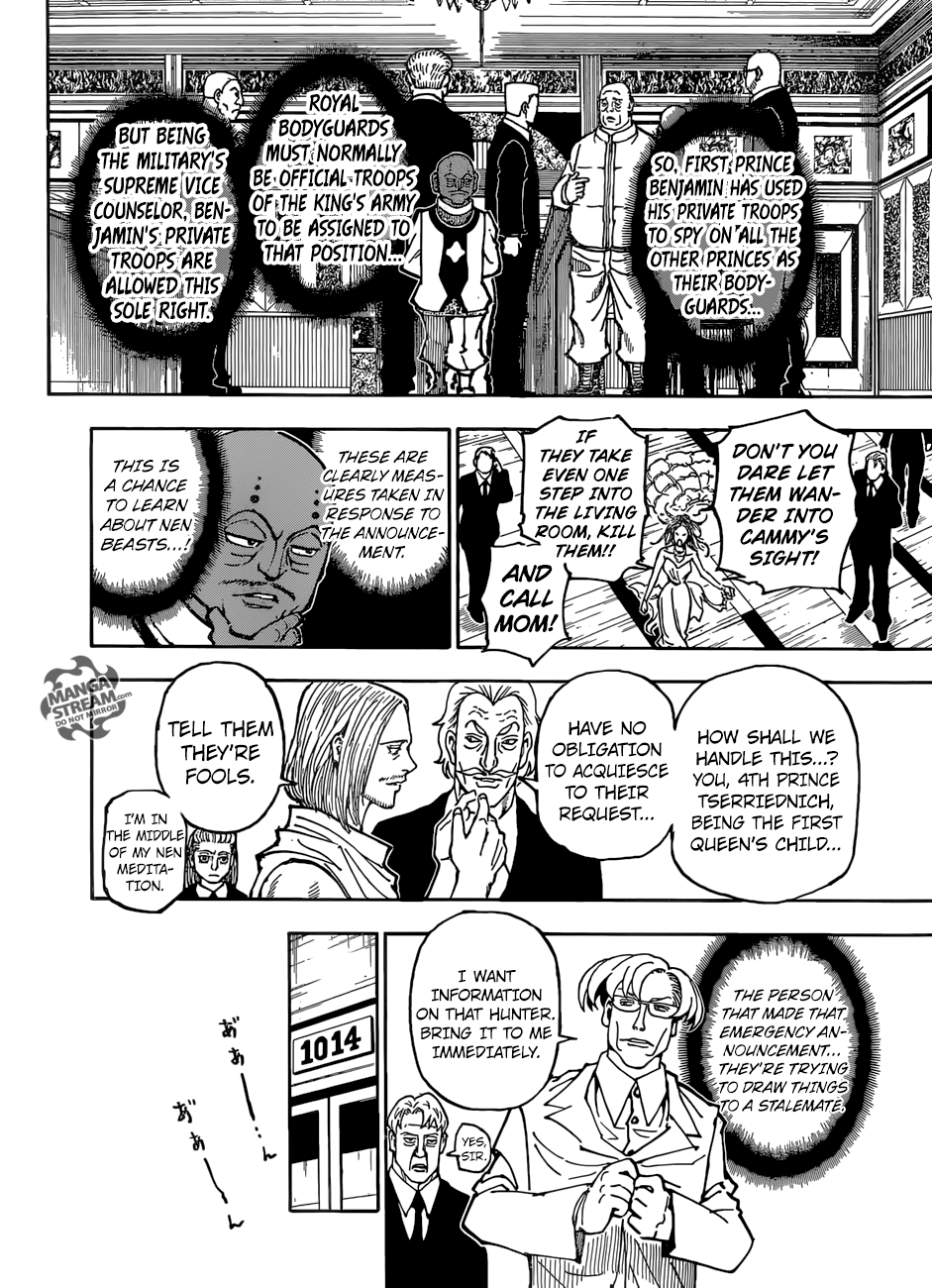 Hunter x Hunter Manga Chapter 363 page 15 - Nen Beast