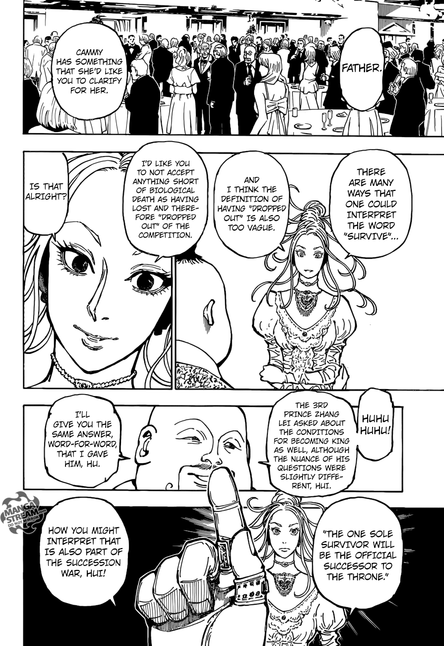 Hunter x Hunter Manga Chapter 363 page 3 - Nen Beast