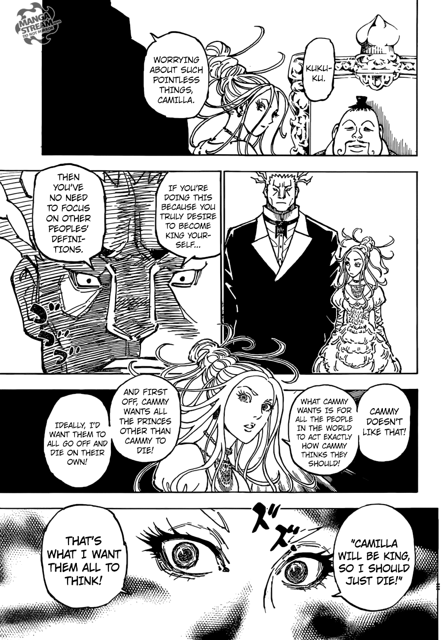 Hunter x Hunter Manga Chapter 363 page 4 - Nen Beast