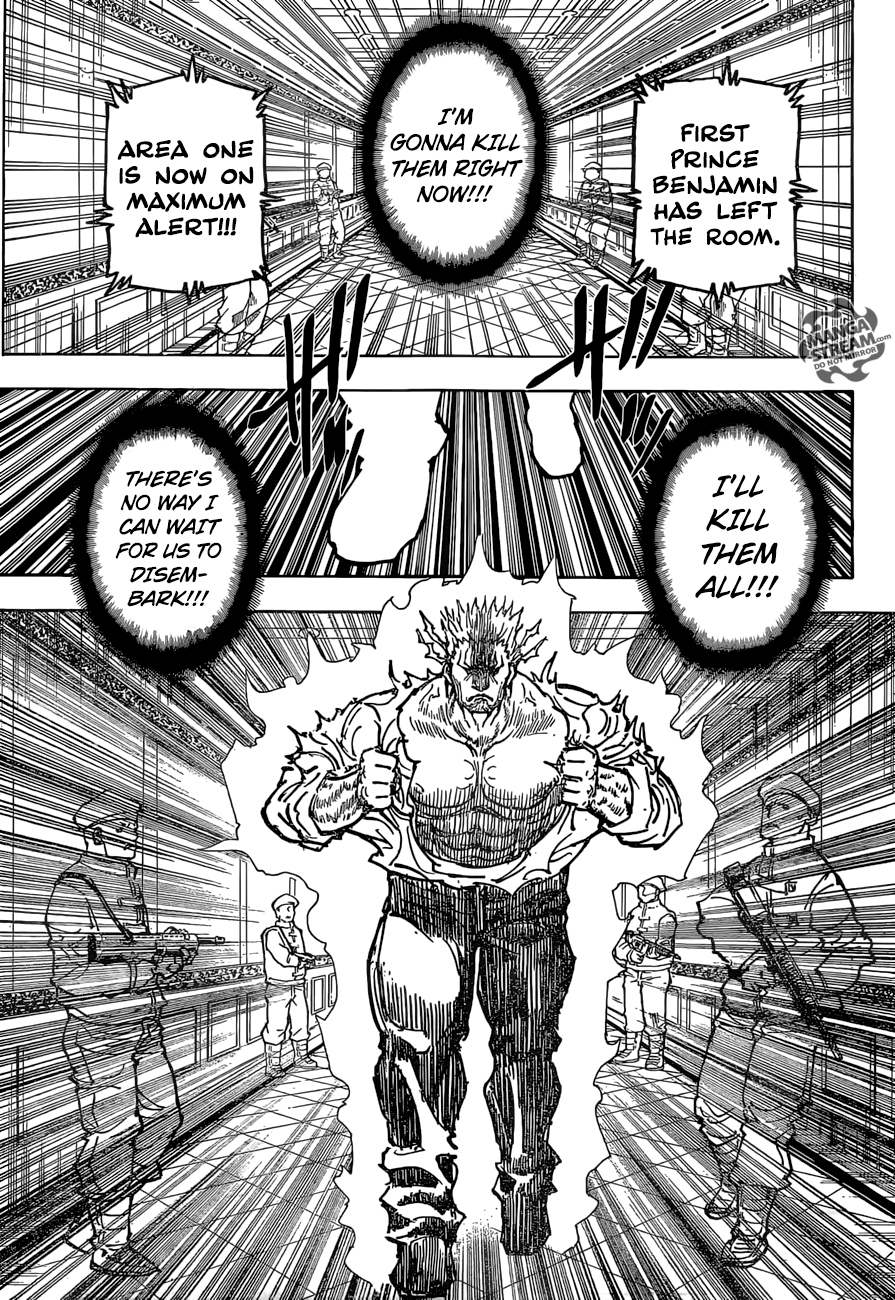 Hunter x Hunter Manga Chapter 363 page 8 - Nen Beast