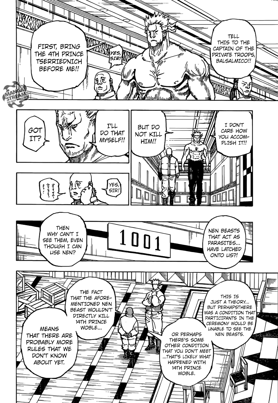 Hunter x Hunter Manga Chapter 363 page 9 - Nen Beast