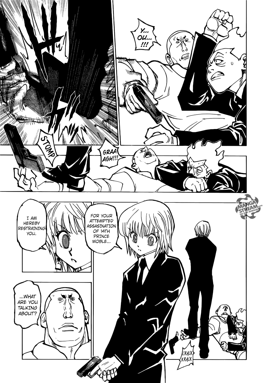Hunter x Hunter Manga Chapter 364 page 11 - Speculation