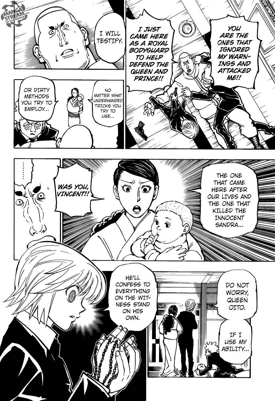 Hunter x Hunter Manga Chapter 364 page 12 - Speculation