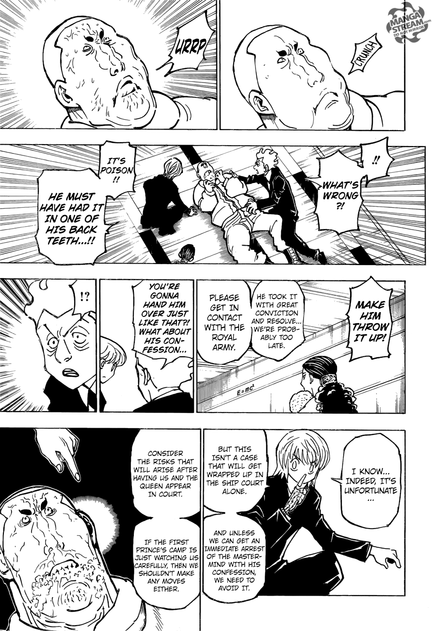Hunter x Hunter Manga Chapter 364 page 13 - Speculation