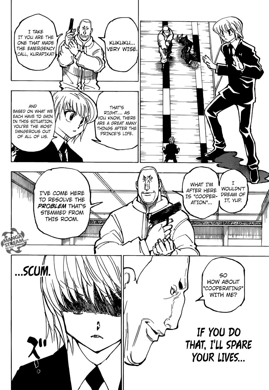 Hunter x Hunter Manga Chapter 364 page 2 - Speculation