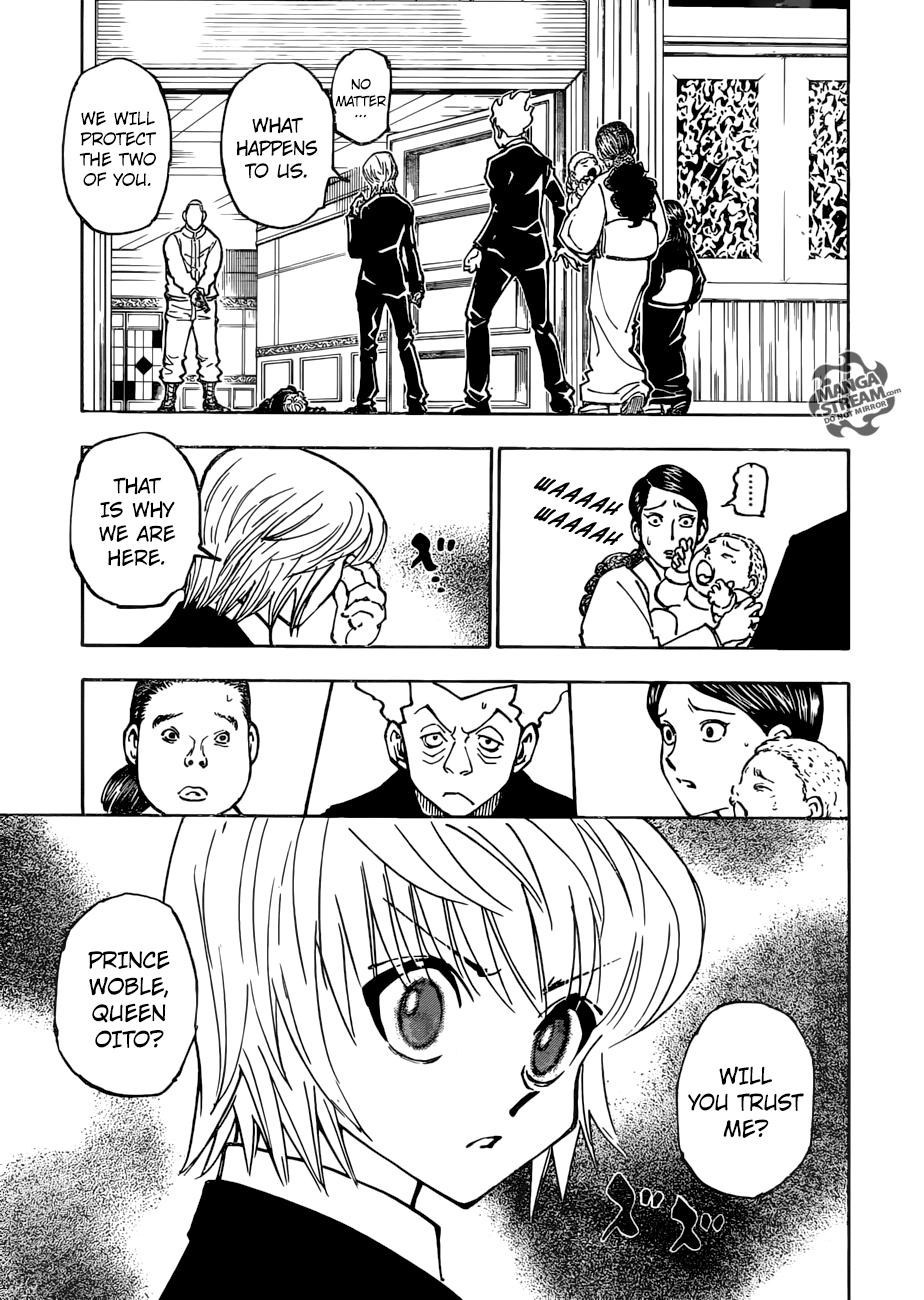 Hunter x Hunter Manga Chapter 364 page 3 - Speculation