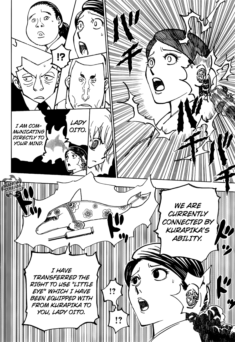 Hunter x Hunter Manga Chapter 364 page 6 - Speculation