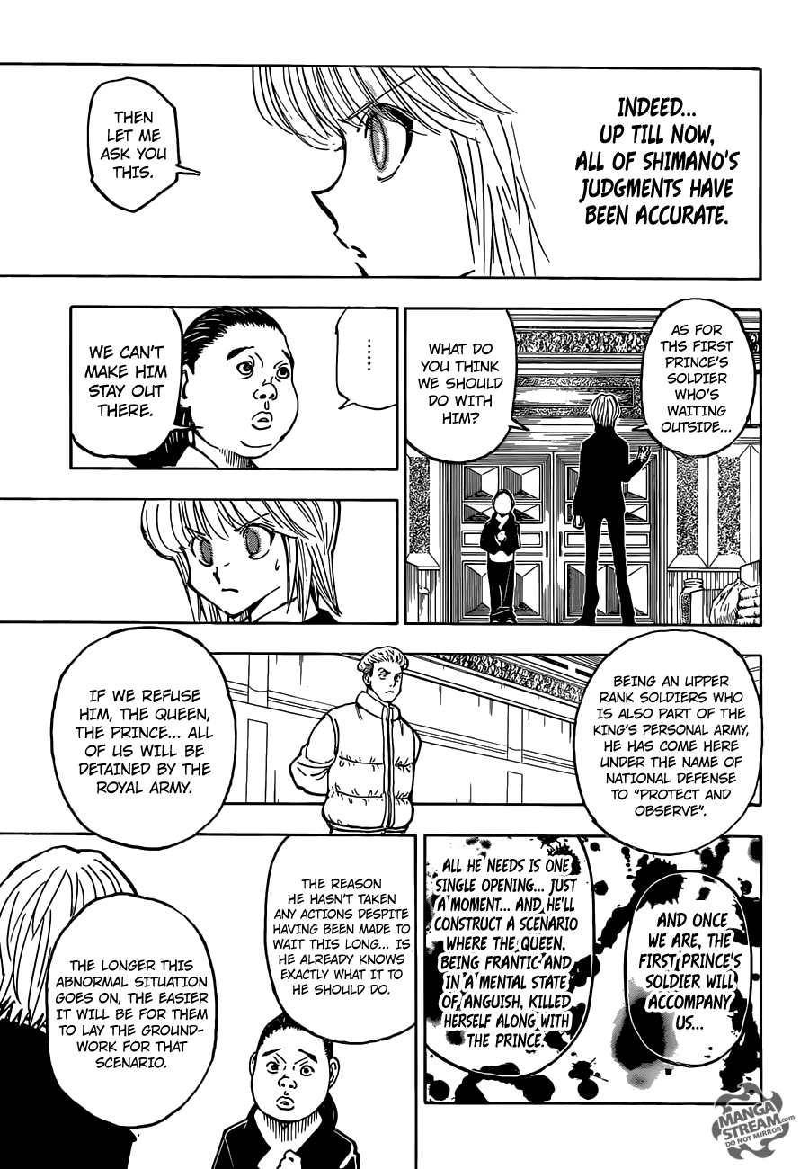 Hunter x Hunter Manga Chapter 365 page 11 - Choice