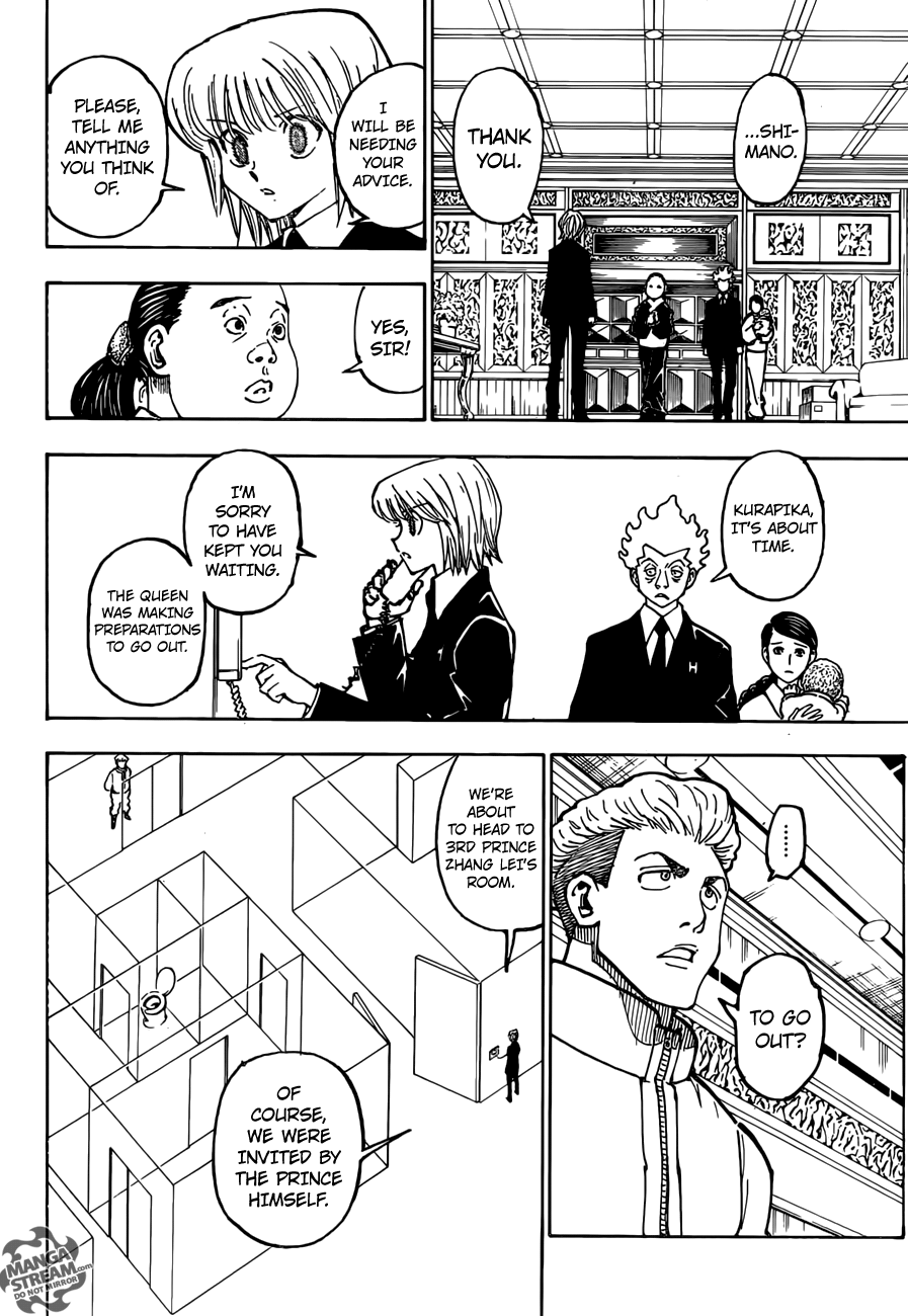 Hunter x Hunter Manga Chapter 365 page 12 - Choice