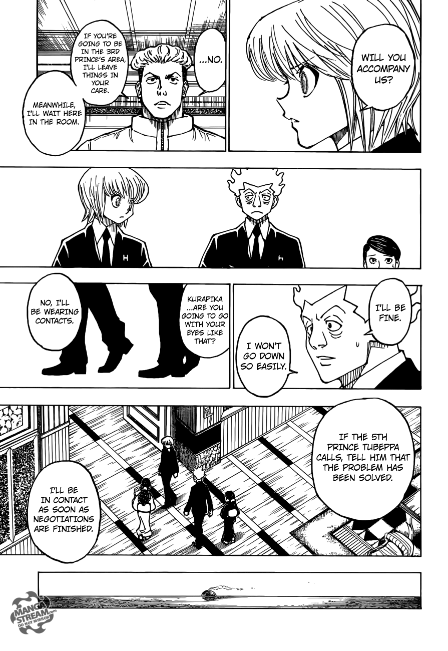 Hunter x Hunter Manga Chapter 365 page 13 - Choice