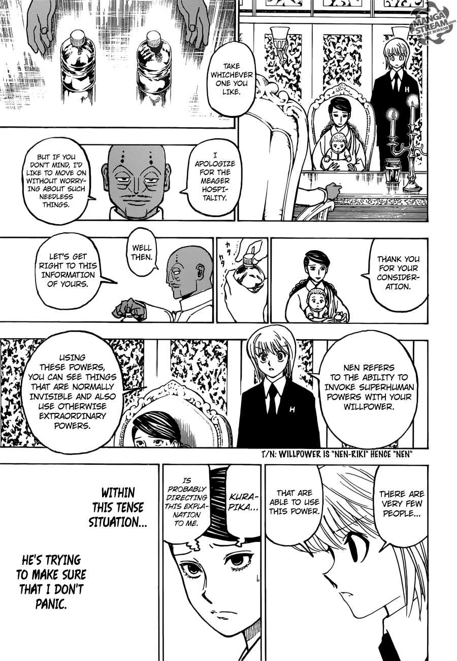 Hunter x Hunter Manga Chapter 365 page 17 - Choice