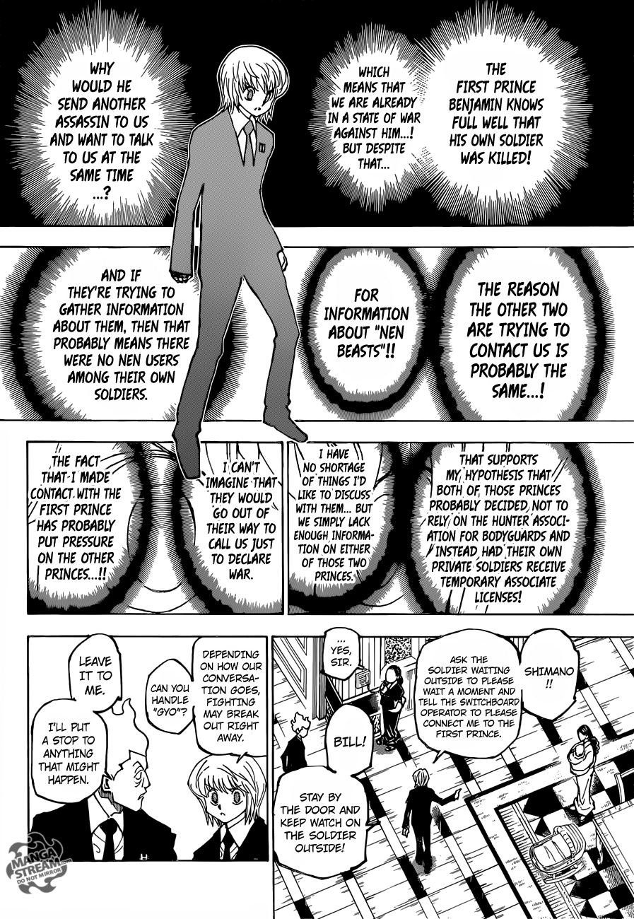 Hunter x Hunter Manga Chapter 365 page 2 - Choice