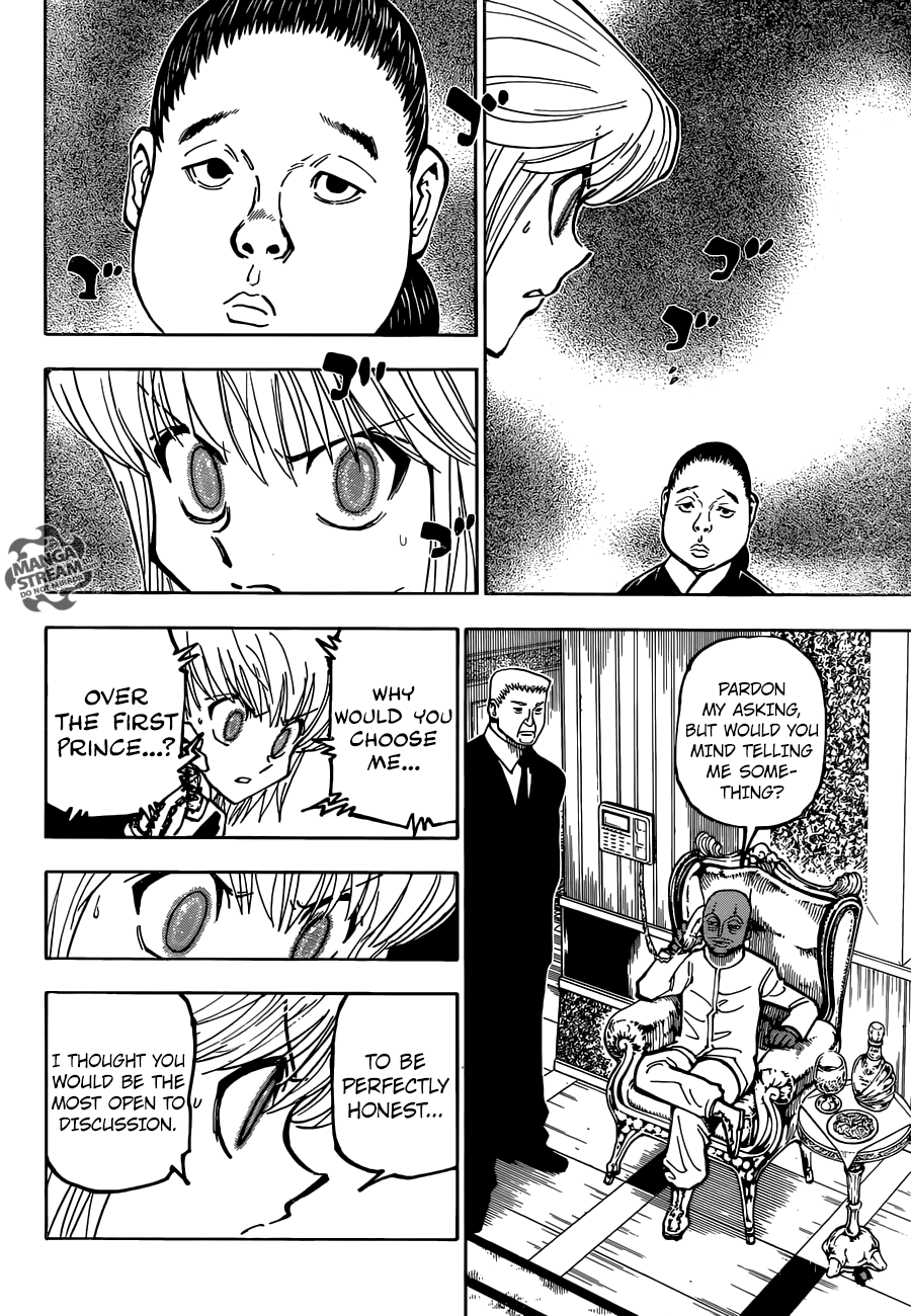 Hunter x Hunter Manga Chapter 365 page 4 - Choice