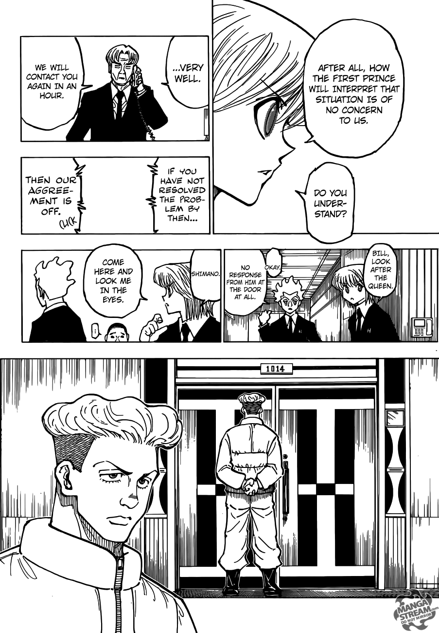 Hunter x Hunter Manga Chapter 365 page 8 - Choice