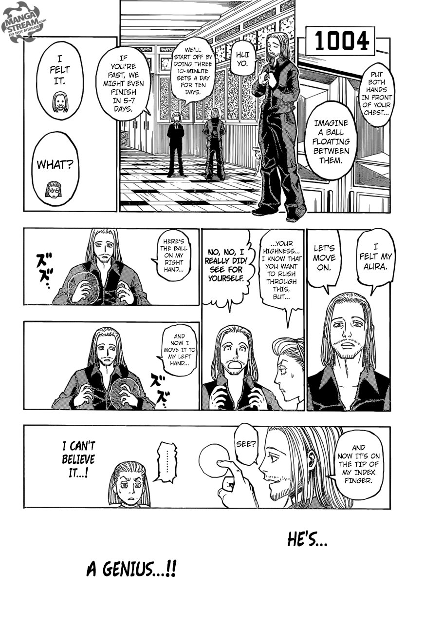 Hunter x Hunter Manga Chapter 366 page 10 - To Each His Own