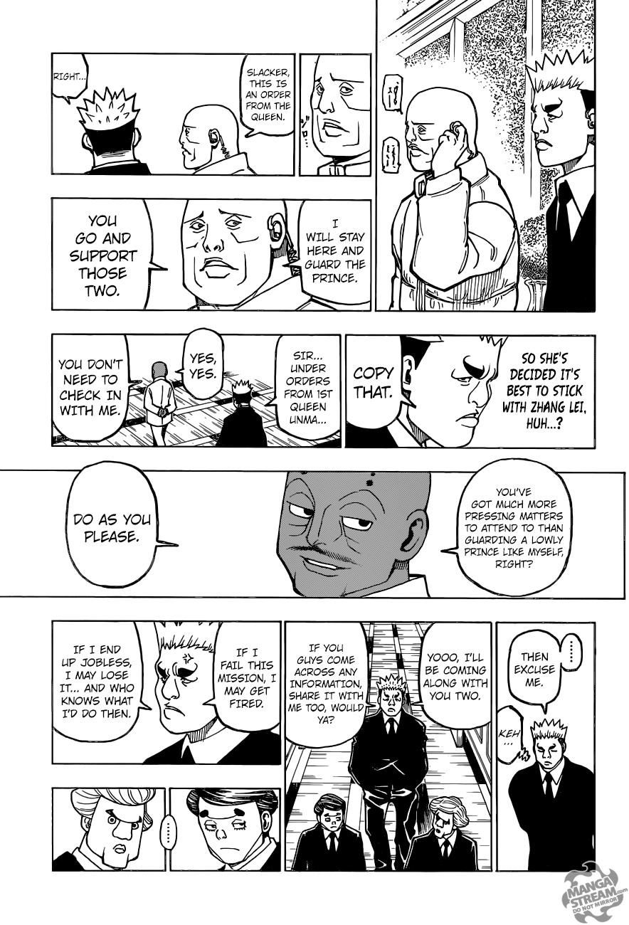 Hunter x Hunter Manga Chapter 366 page 13 - To Each His Own