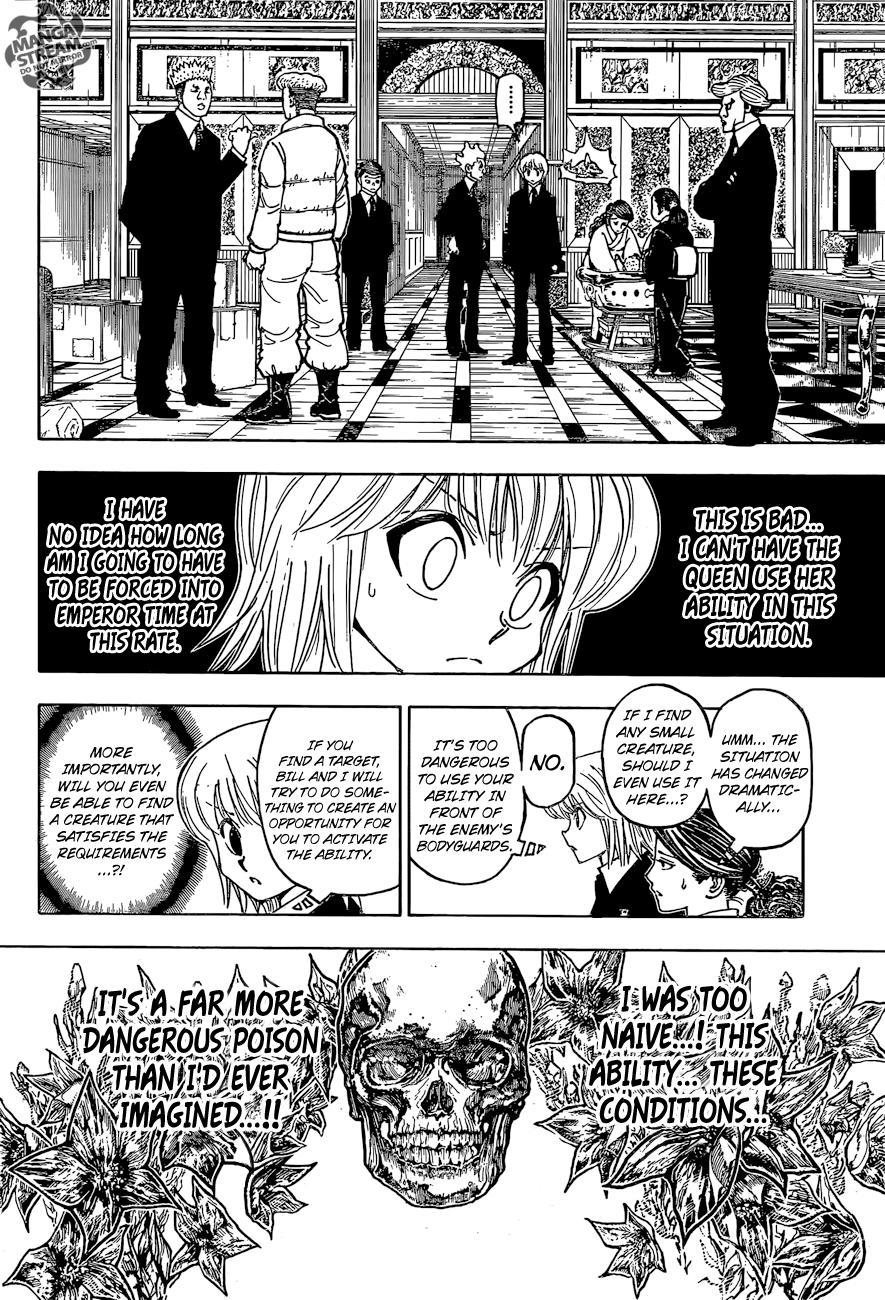 Hunter x Hunter Manga Chapter 366 page 18 - To Each His Own
