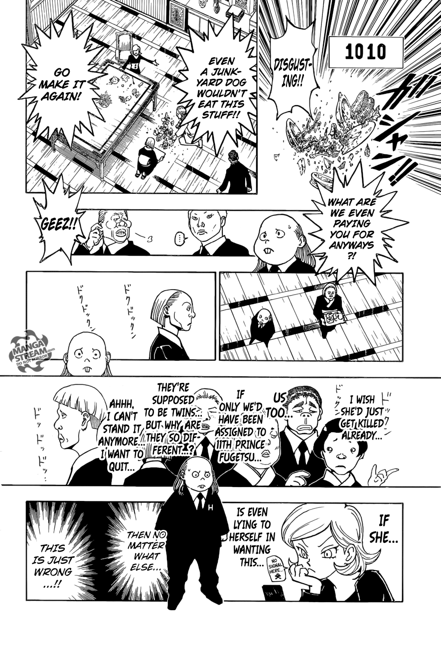 Hunter x Hunter Manga Chapter 366 page 4 - To Each His Own