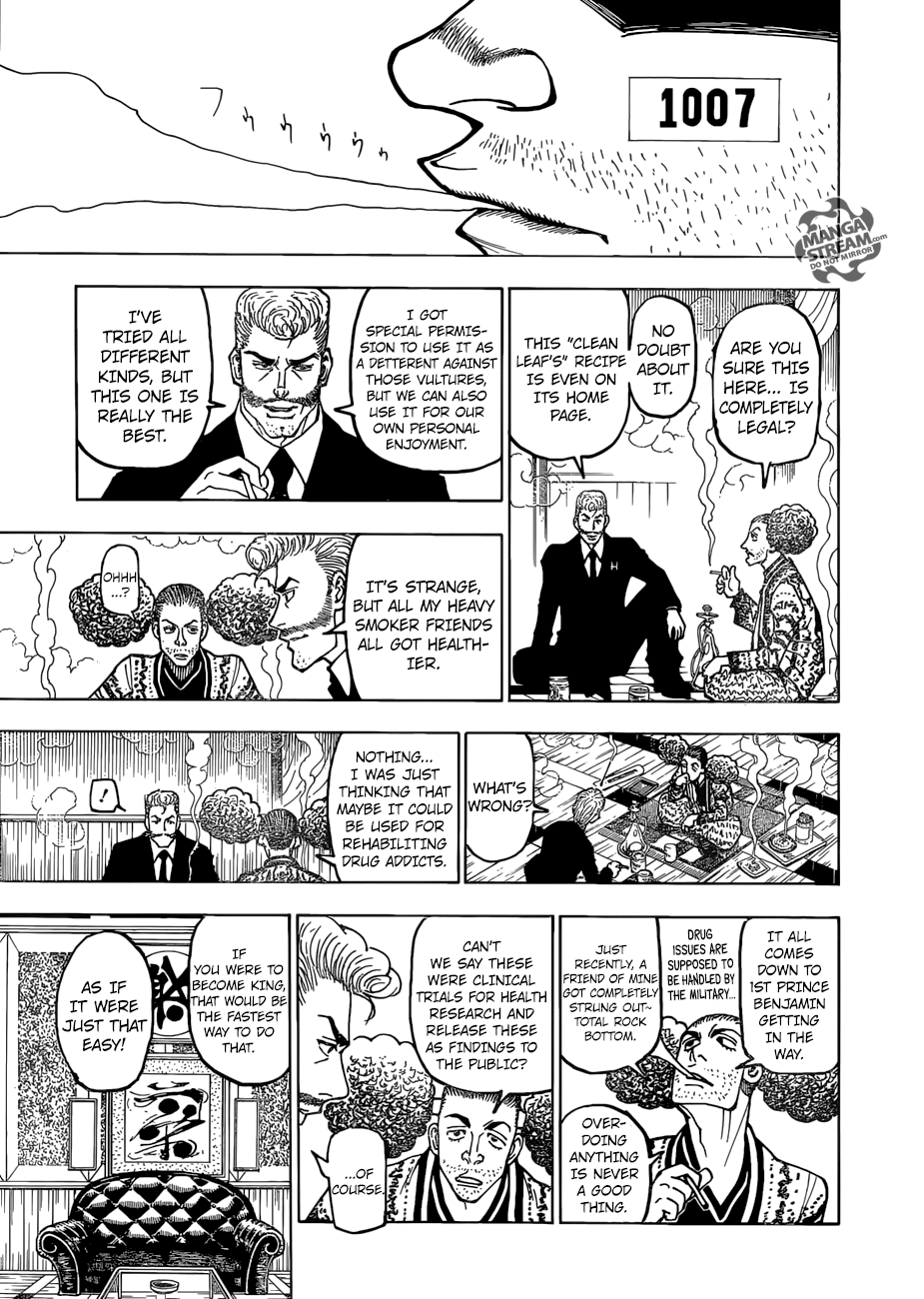 Hunter x Hunter Manga Chapter 366 page 7 - To Each His Own