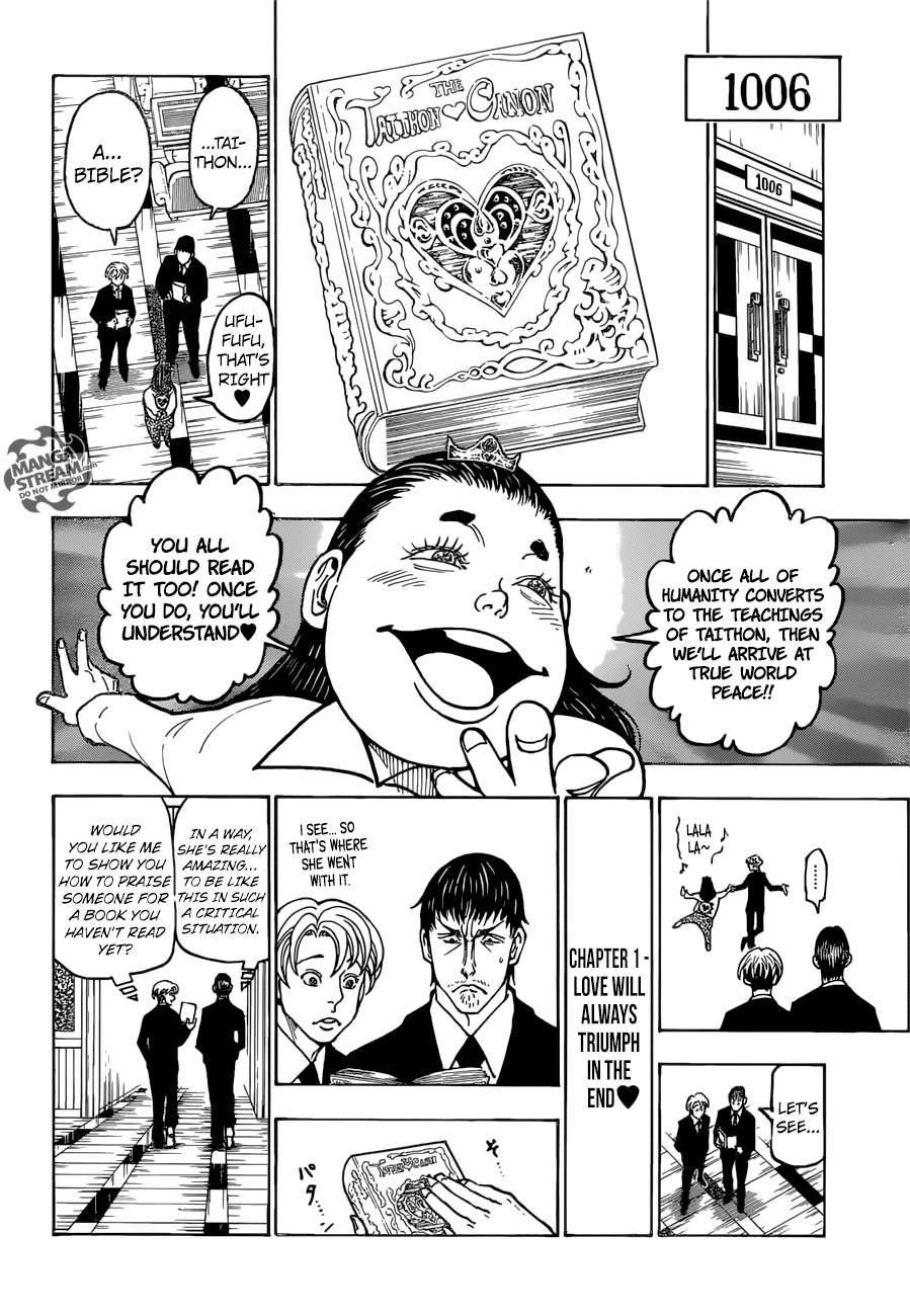 Hunter x Hunter Manga Chapter 366 page 8 - To Each His Own