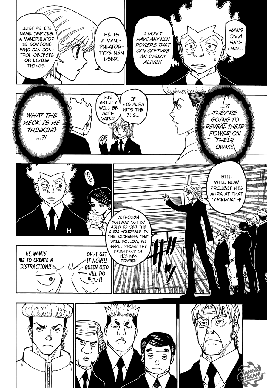 Hunter x Hunter Manga Chapter 367 page 10 - Synchronization