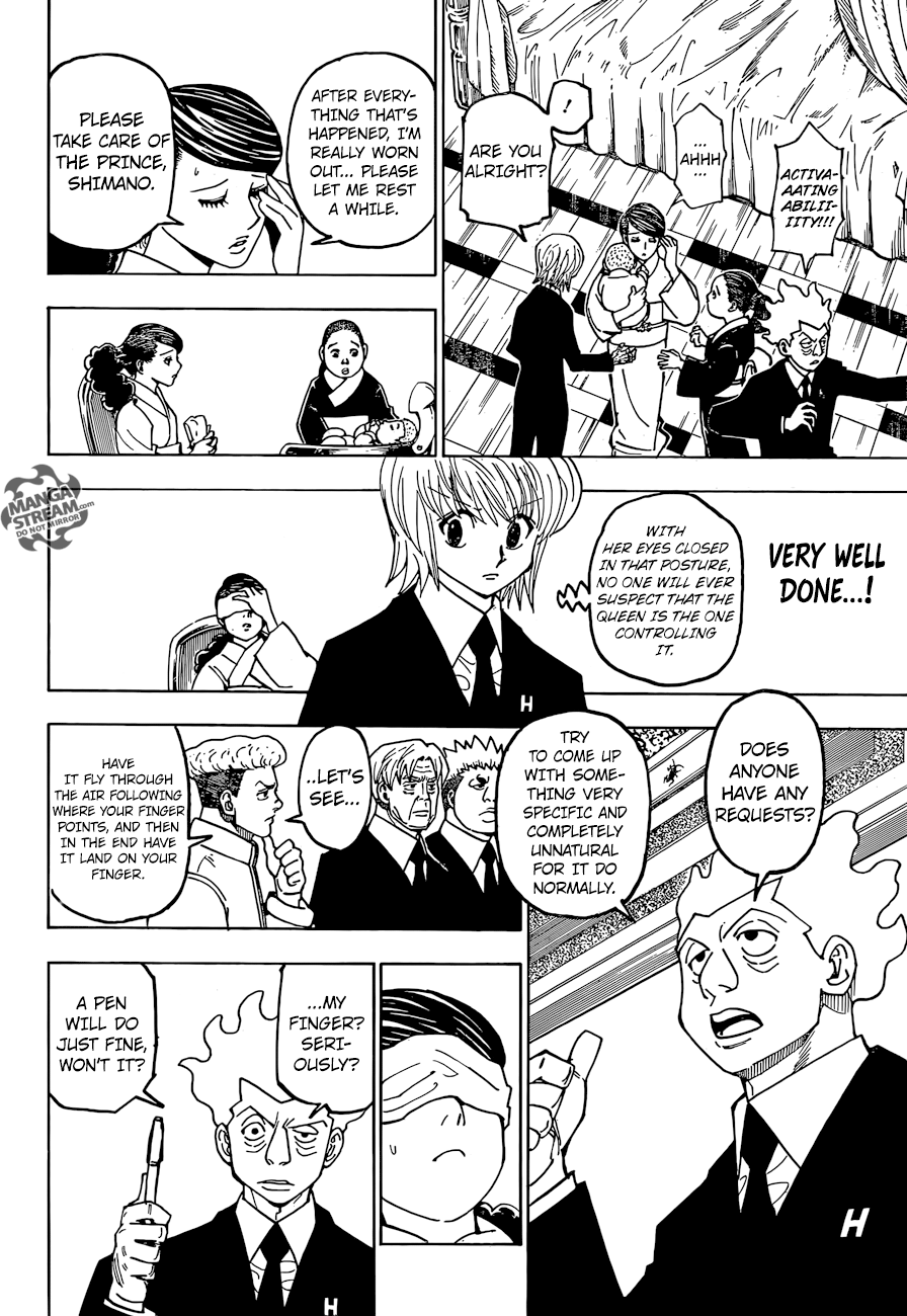Hunter x Hunter Manga Chapter 367 page 14 - Synchronization