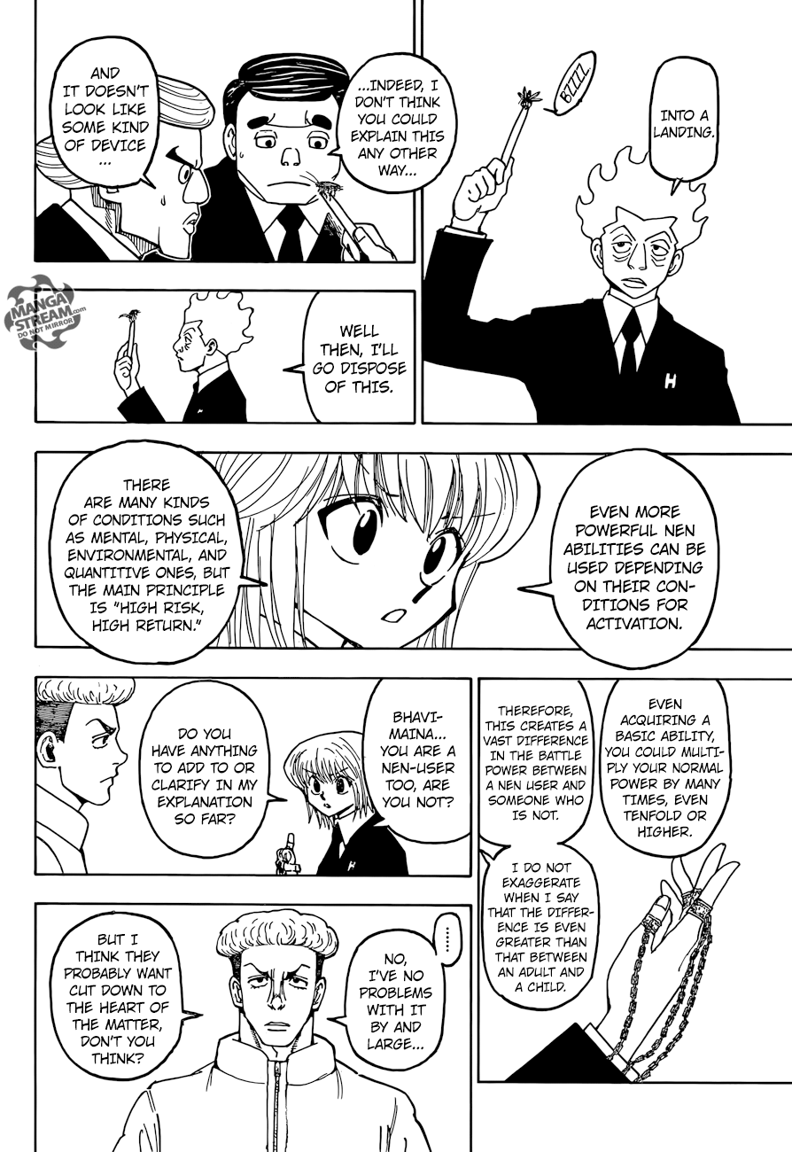 Hunter x Hunter Manga Chapter 367 page 16 - Synchronization